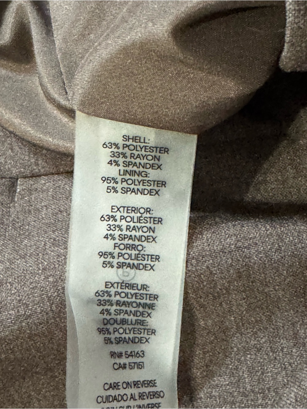 Calvin Klein Brown Tailored Pencil Skirt - Picture 10 of 10